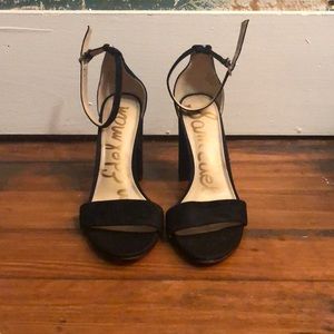 Lightly worn black heels